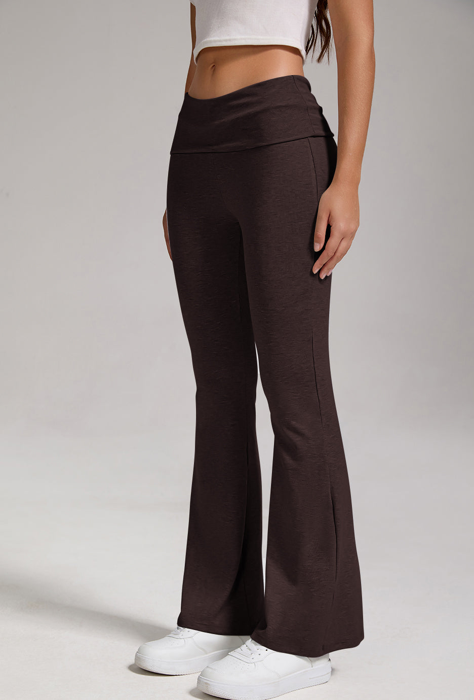 Women's Low-Waist Flared Pants