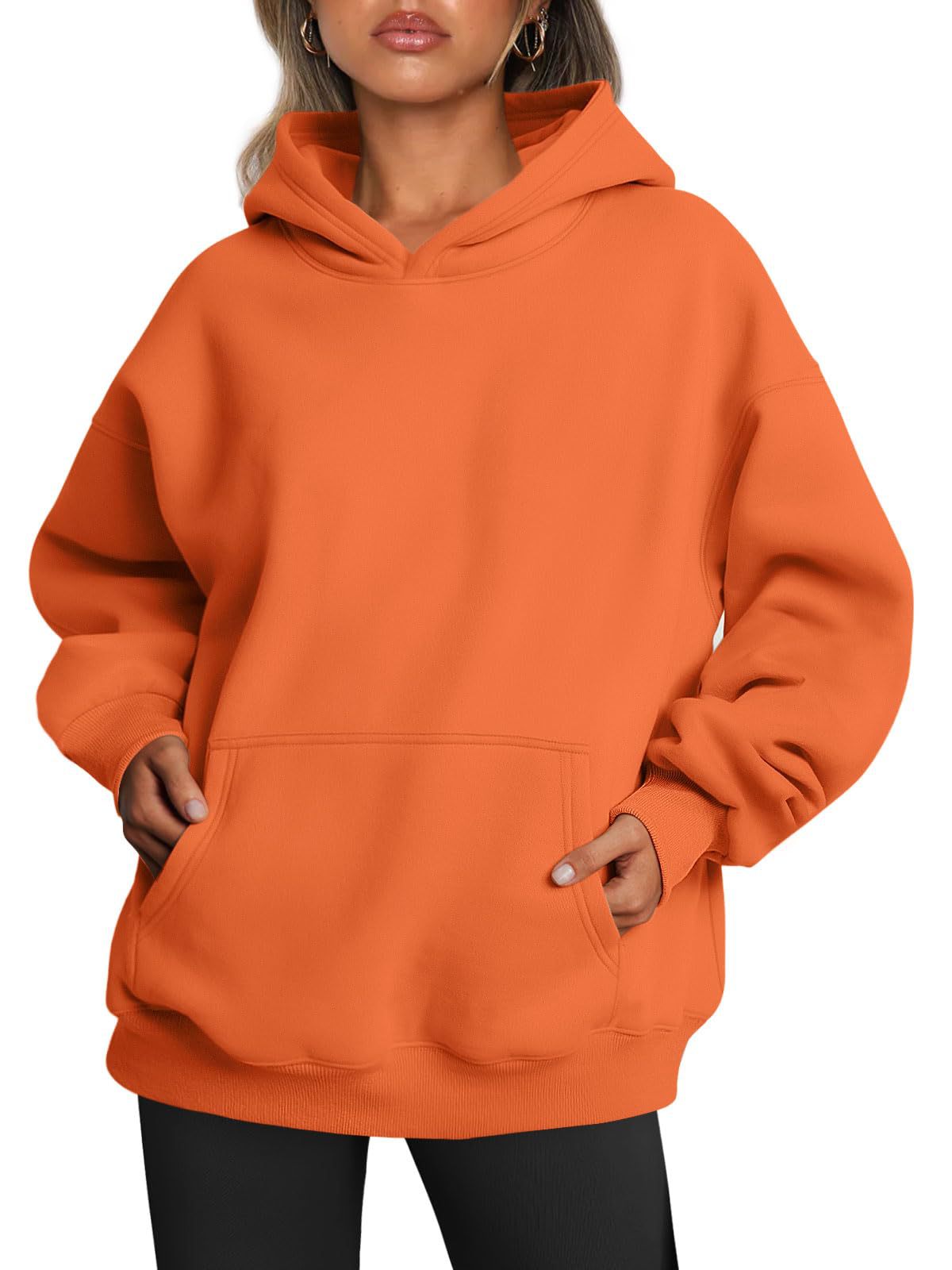 Women's Oversized Hoodies Fleece Loose Sweatshirts With Pocket Long Sleeve Hoodies Winter Fall Outfits