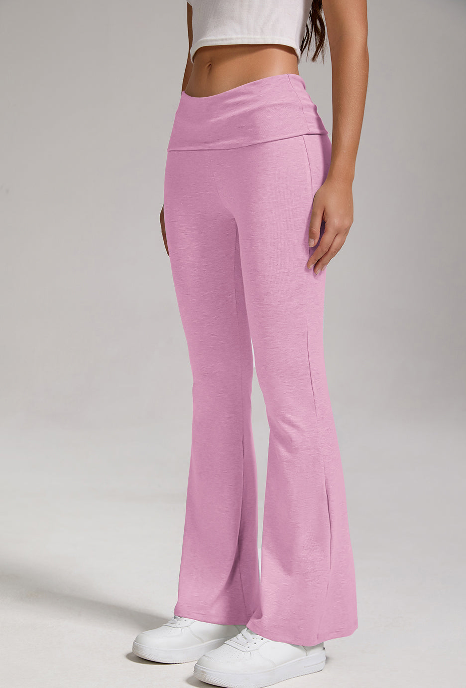 Women's Low-Waist Flared Pants