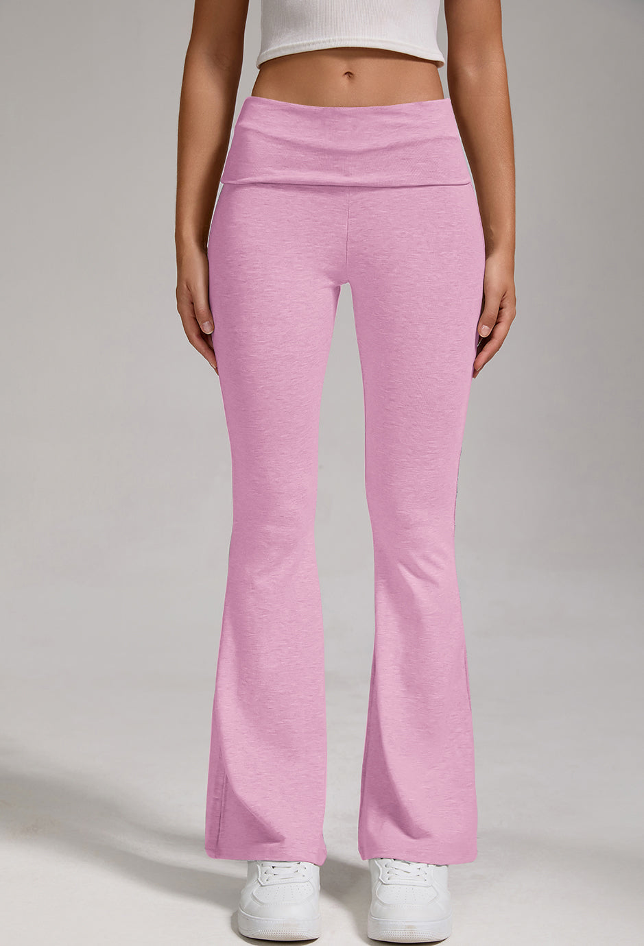 Women's Low-Waist Flared Pants