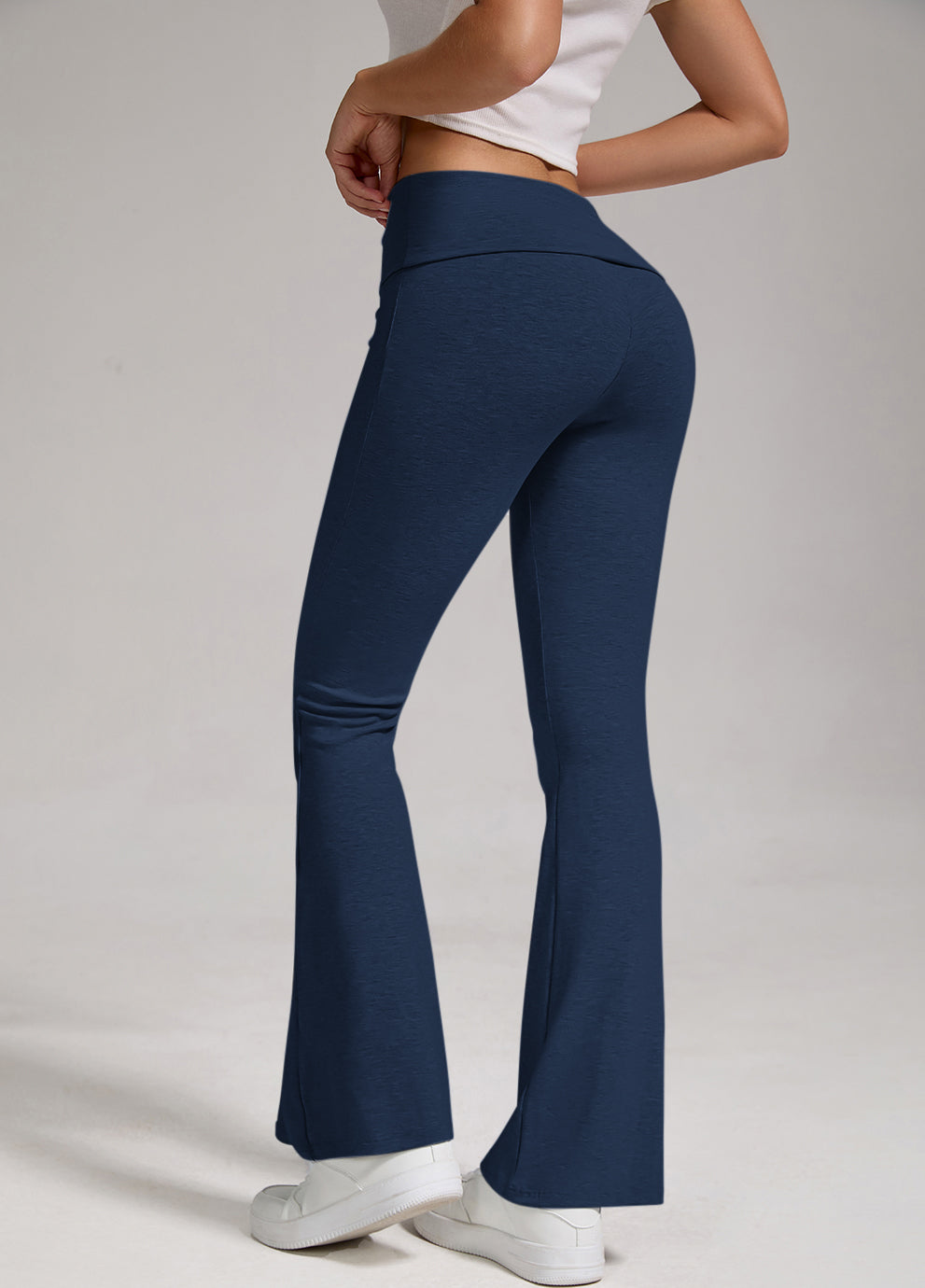 Women's Low-Waist Flared Pants