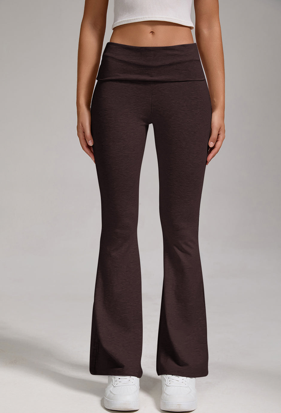 Women's Low-Waist Flared Pants