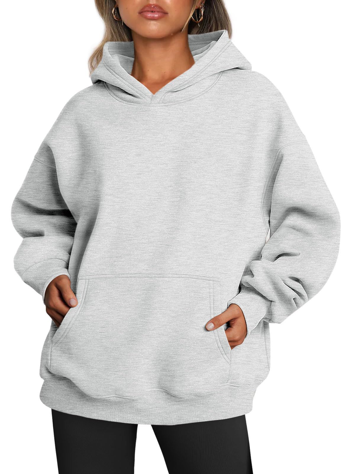 Women's Oversized Hoodies Fleece Loose Sweatshirts With Pocket Long Sleeve Hoodies Winter Fall Outfits