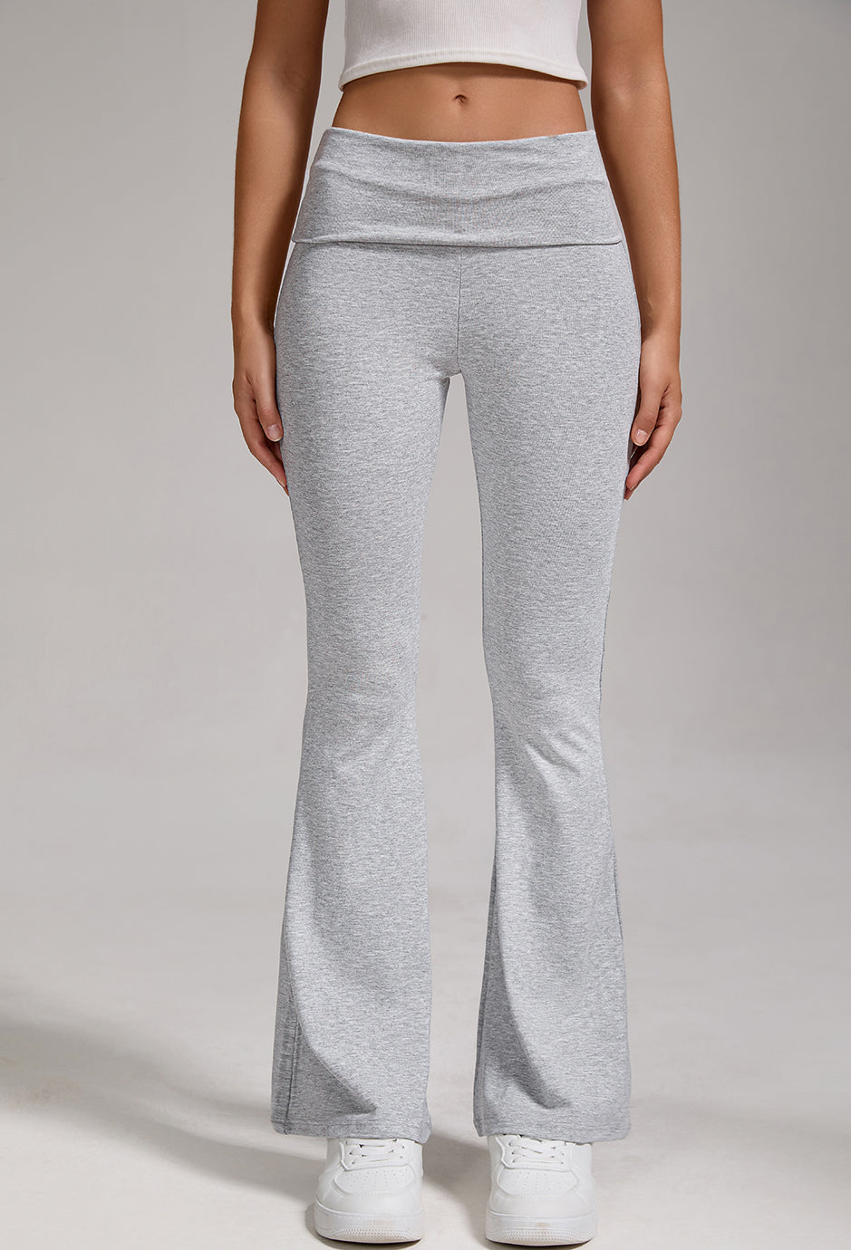 Women's Low-Waist Flared Pants